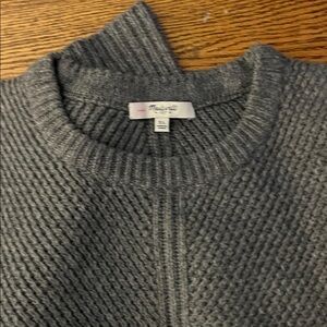 Madewell women’s gray Textured Knit Sweater